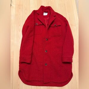 Old Navy Bold Red Shacket/Jacket